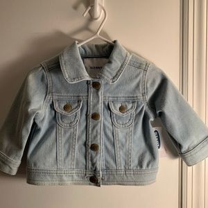 Old navy light blue denim jacket new with tag